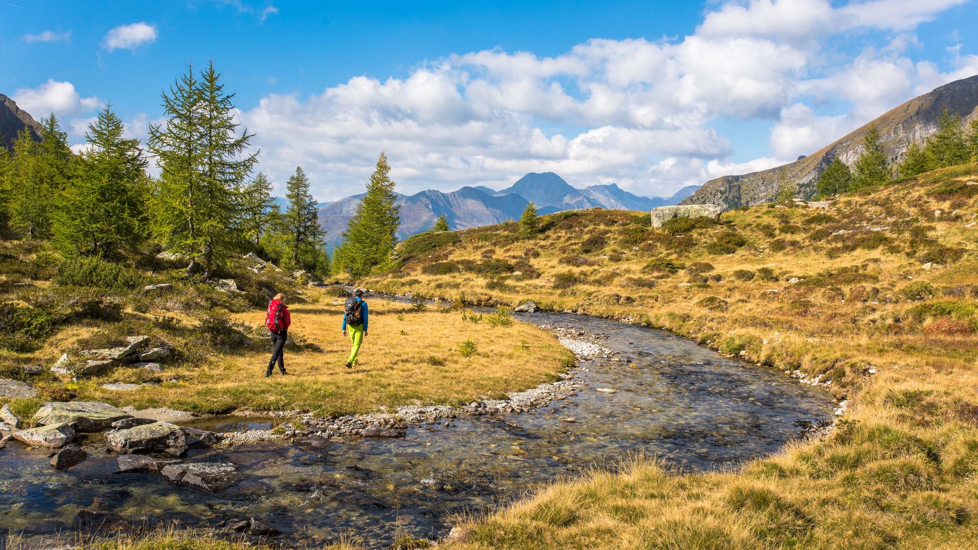 Pictures of gentle eco-tourism in the Alps