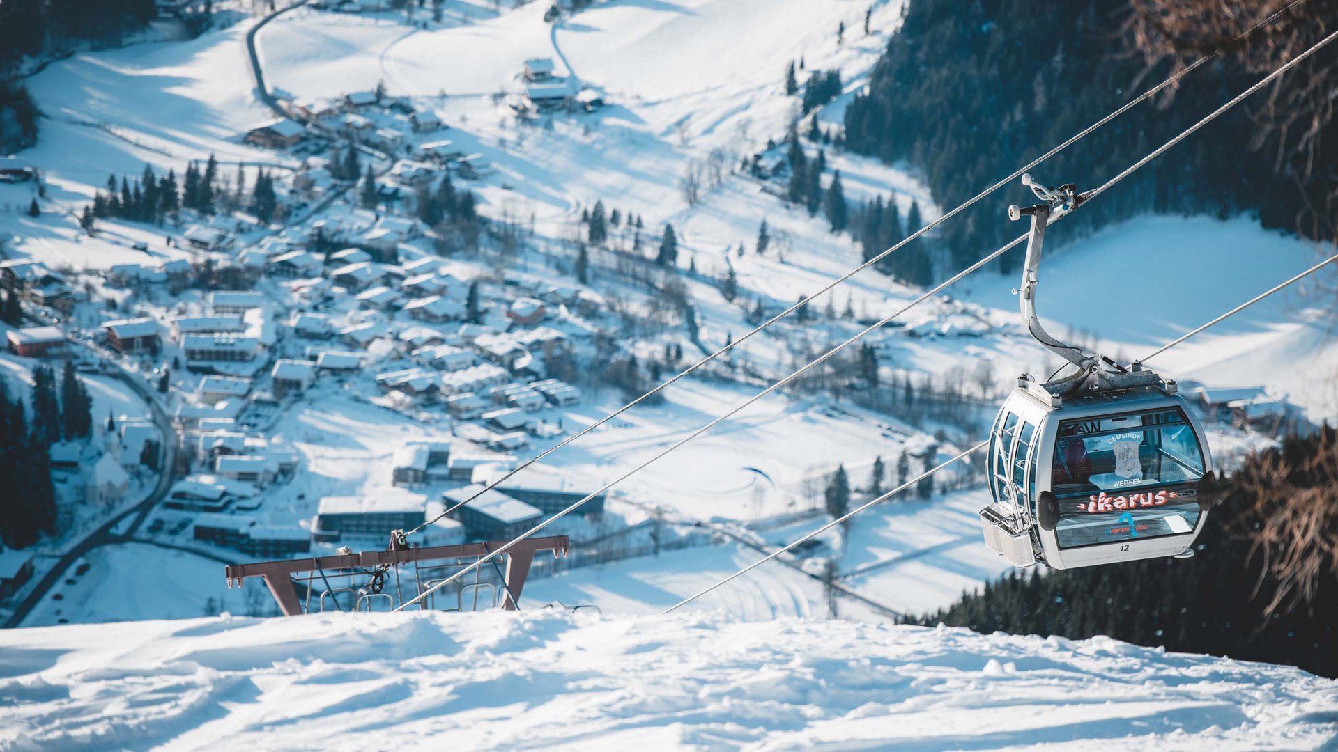 Pictures of gentle eco-tourism in the Alps