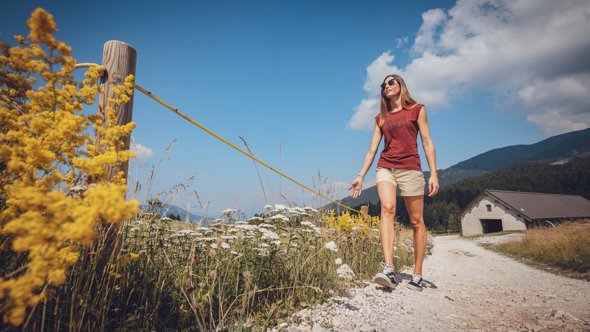 Sanfter Ökotourismus in den Alpen in Bildern