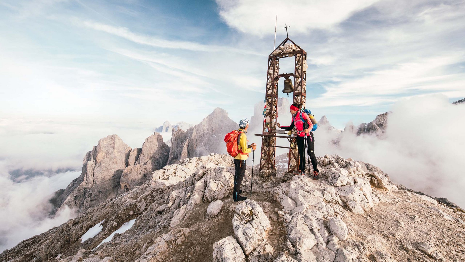 Pictures of gentle eco-tourism in the Alps