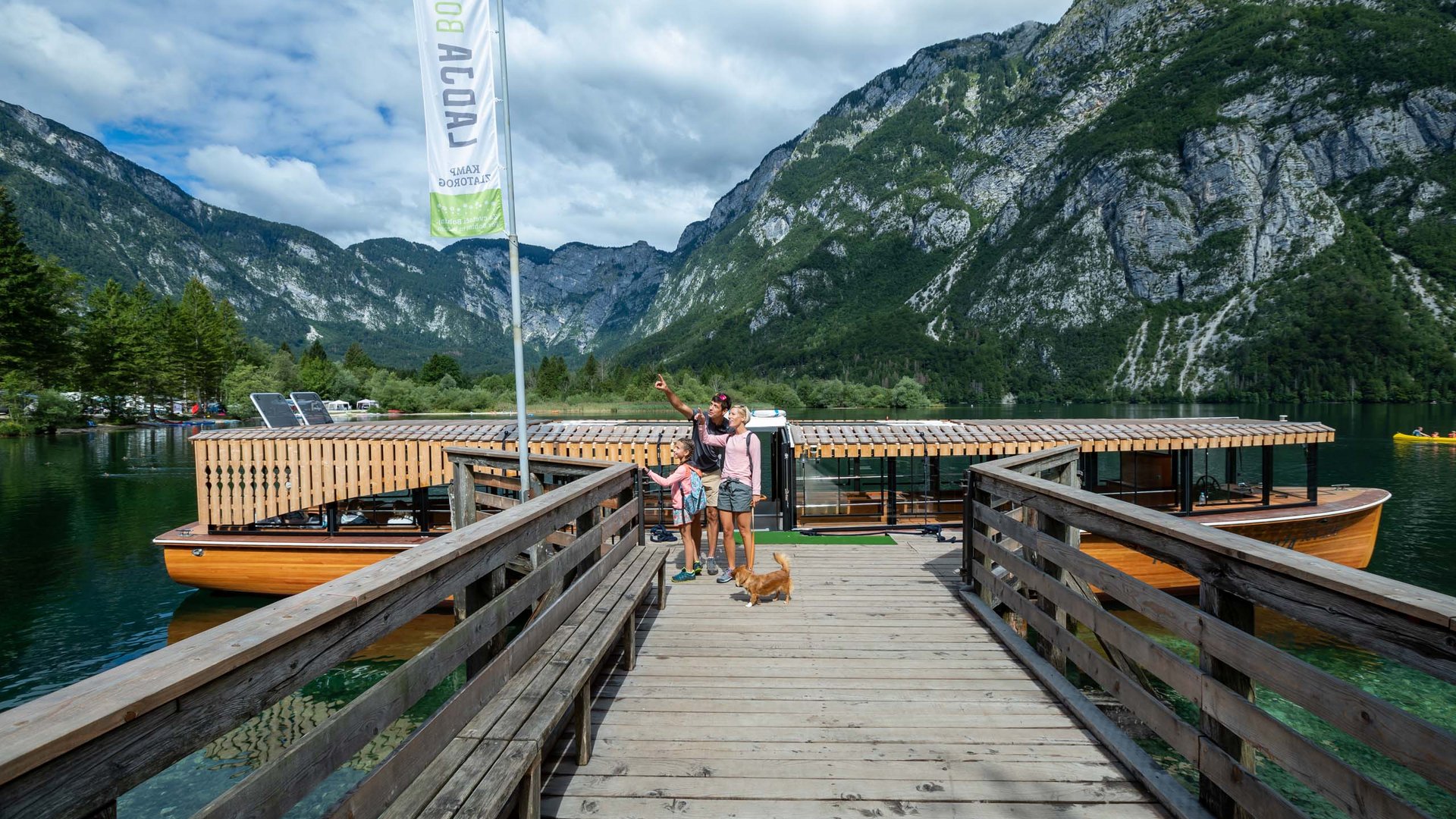 Pictures of gentle eco-tourism in the Alps