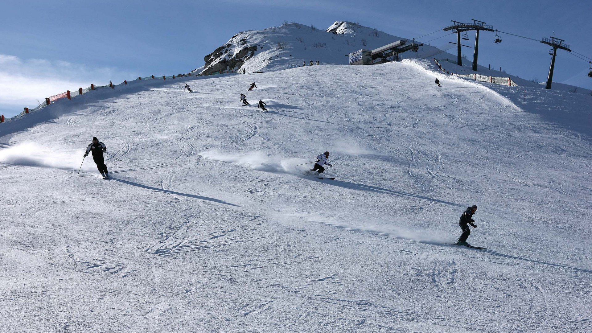 Pictures of gentle eco-tourism in the Alps