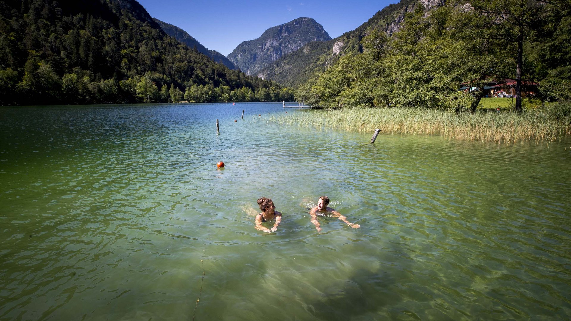 Pictures of gentle eco-tourism in the Alps