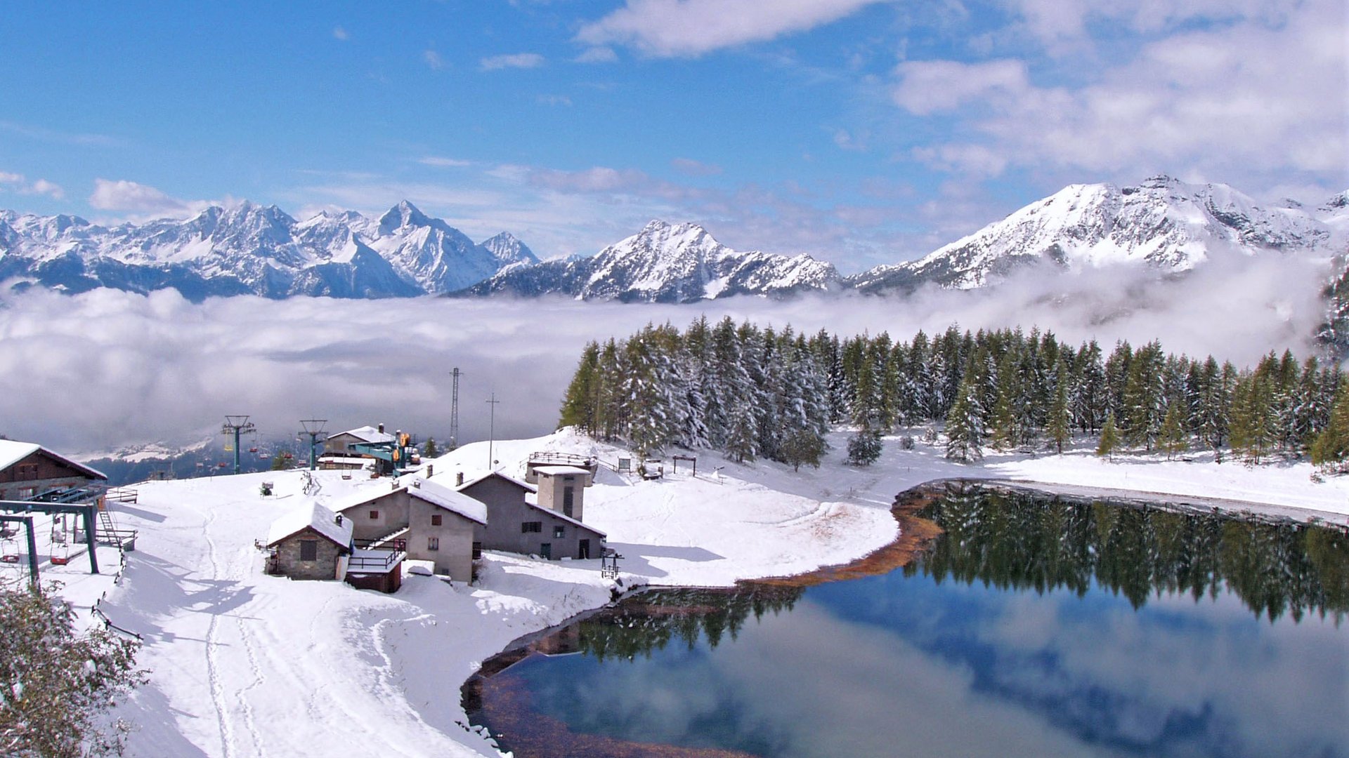 Sanfter Ökotourismus in den Alpen in Bildern