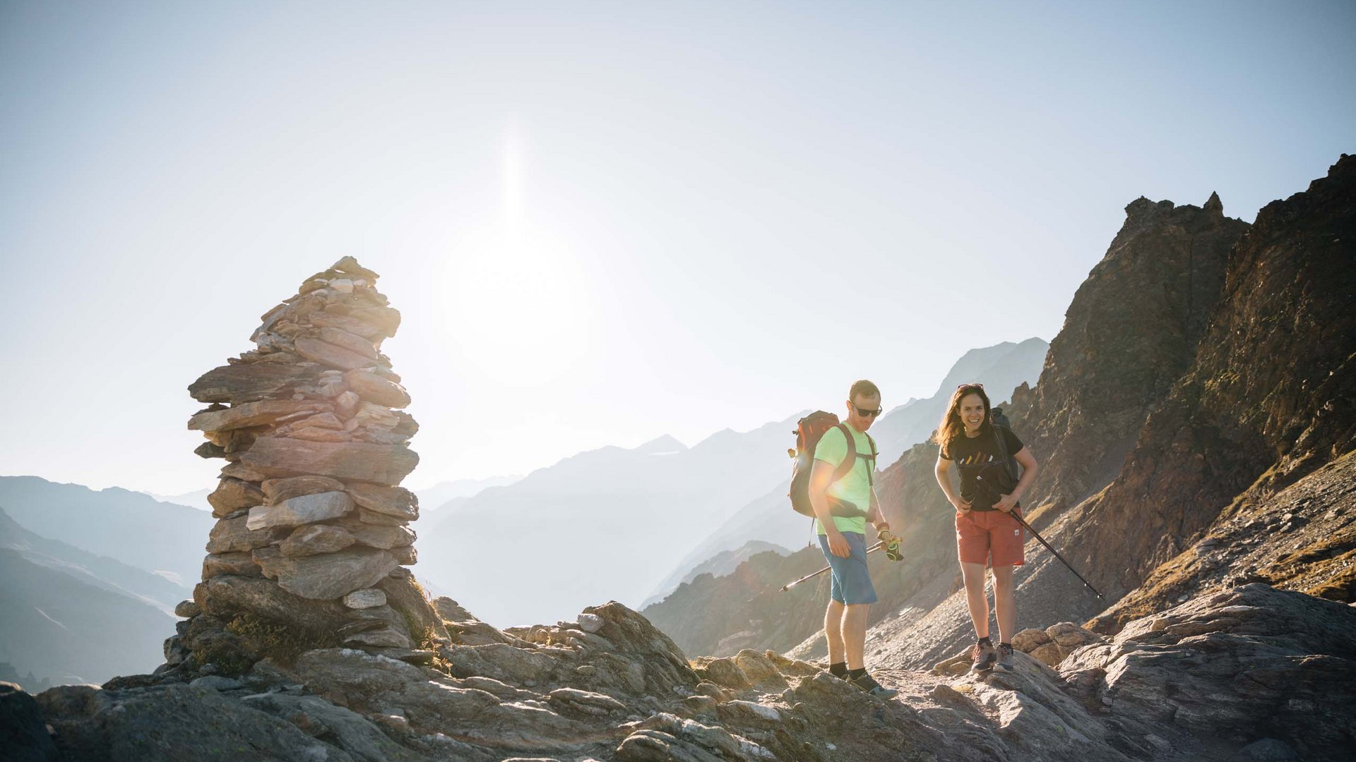 Pictures of gentle eco-tourism in the Alps