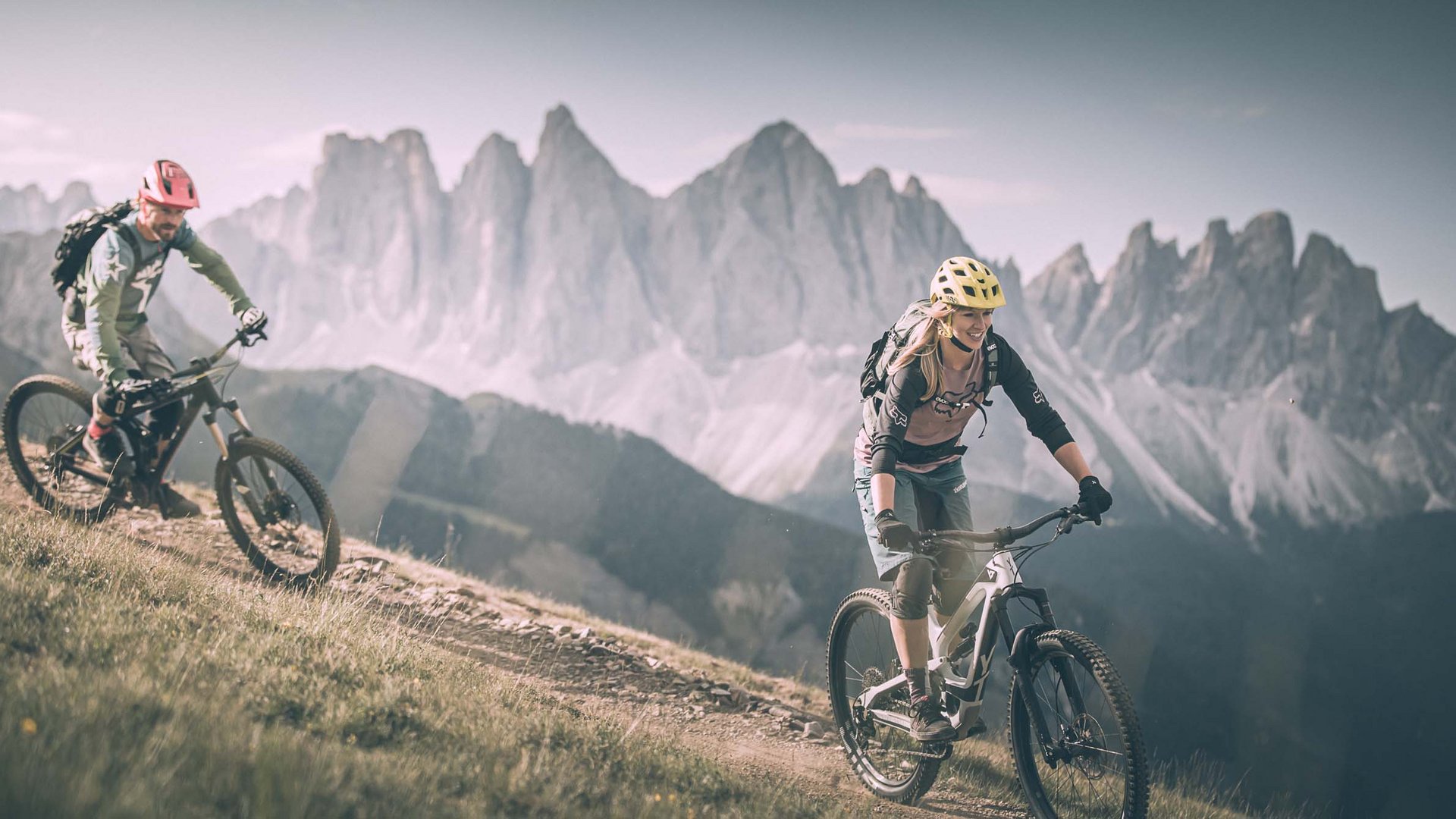 Pictures of gentle eco-tourism in the Alps