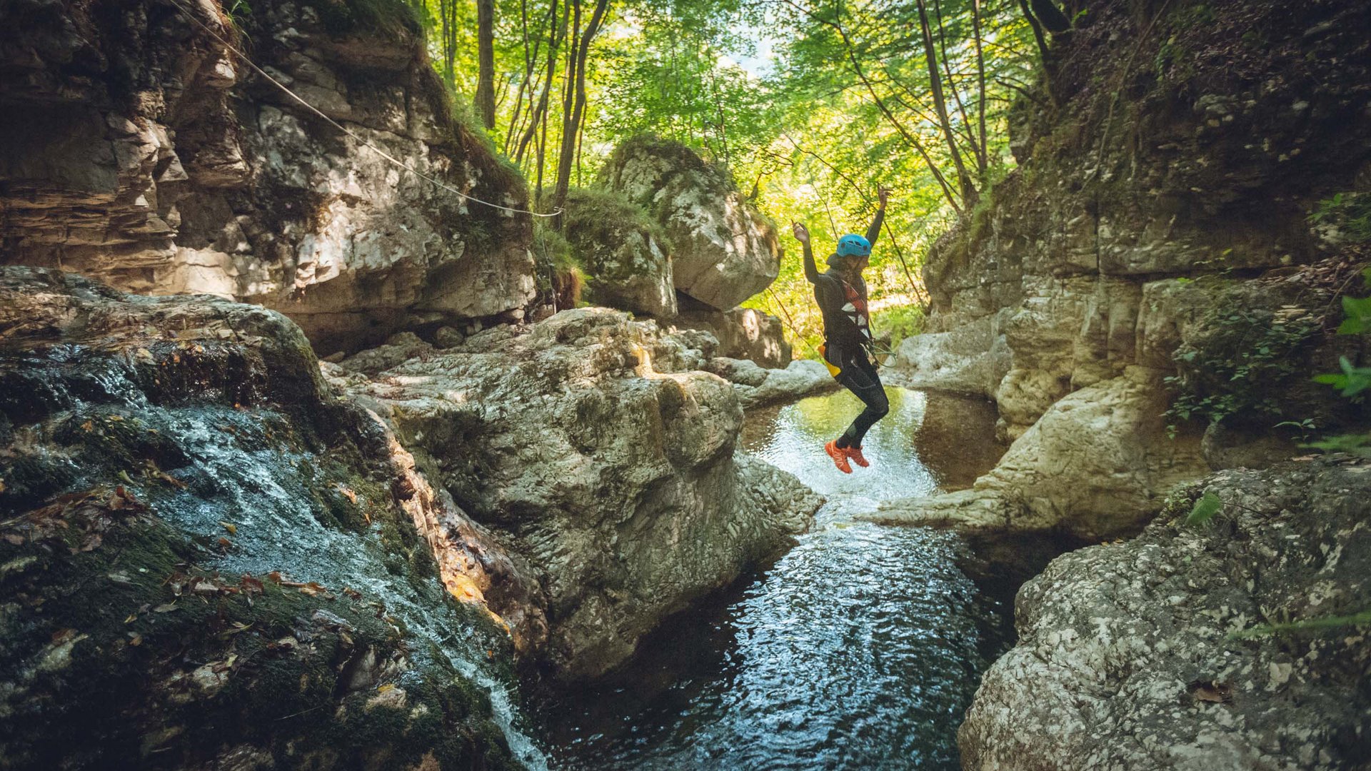 Pictures of gentle eco-tourism in the Alps