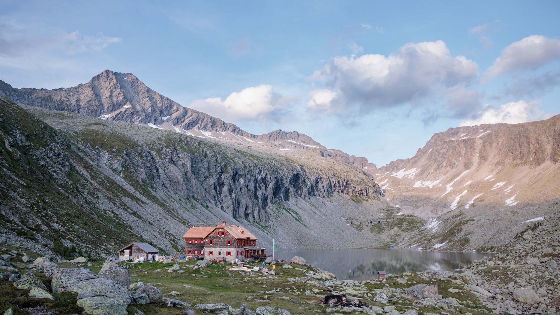 Pictures of gentle eco-tourism in the Alps