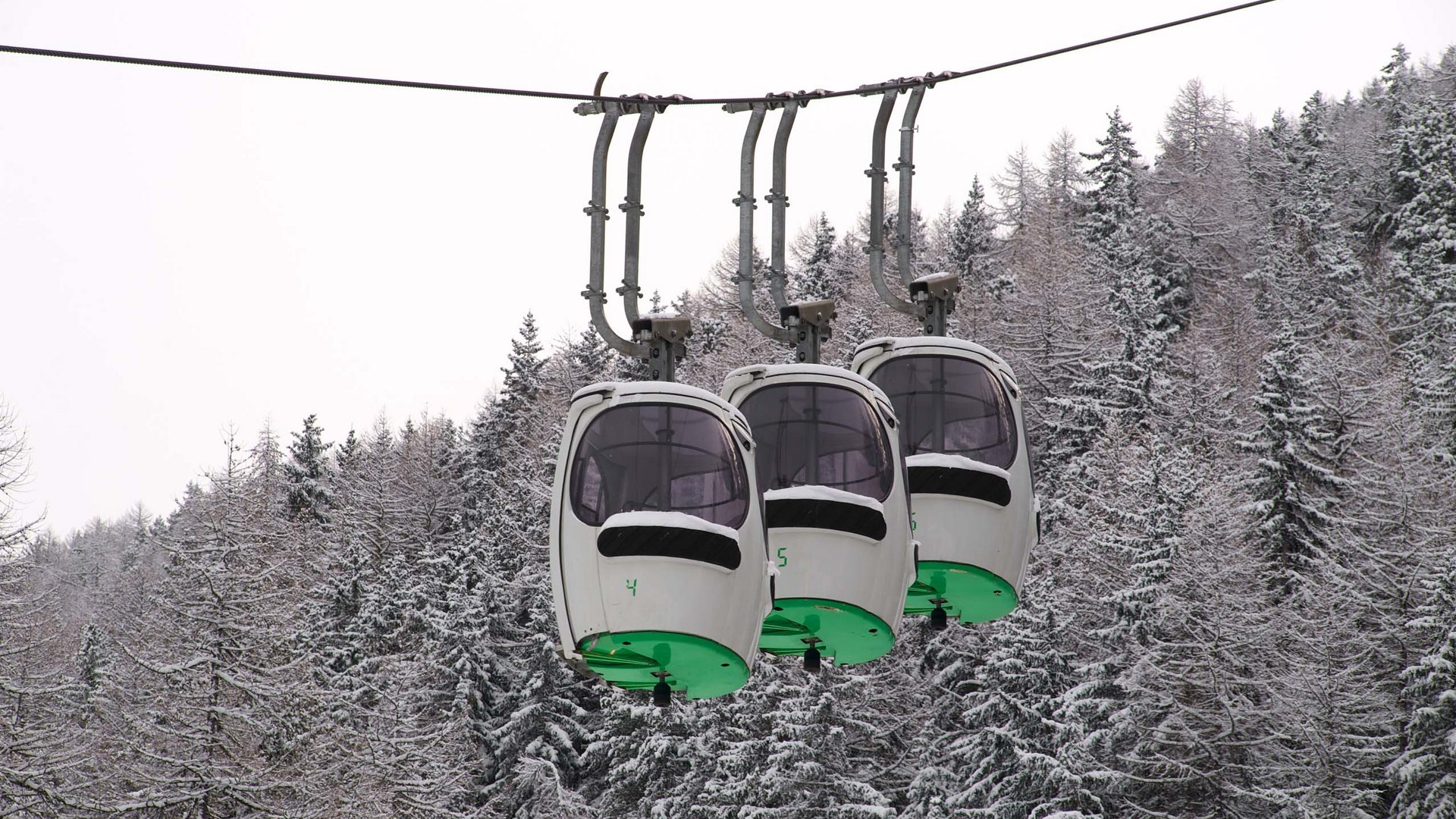 Pictures of gentle eco-tourism in the Alps