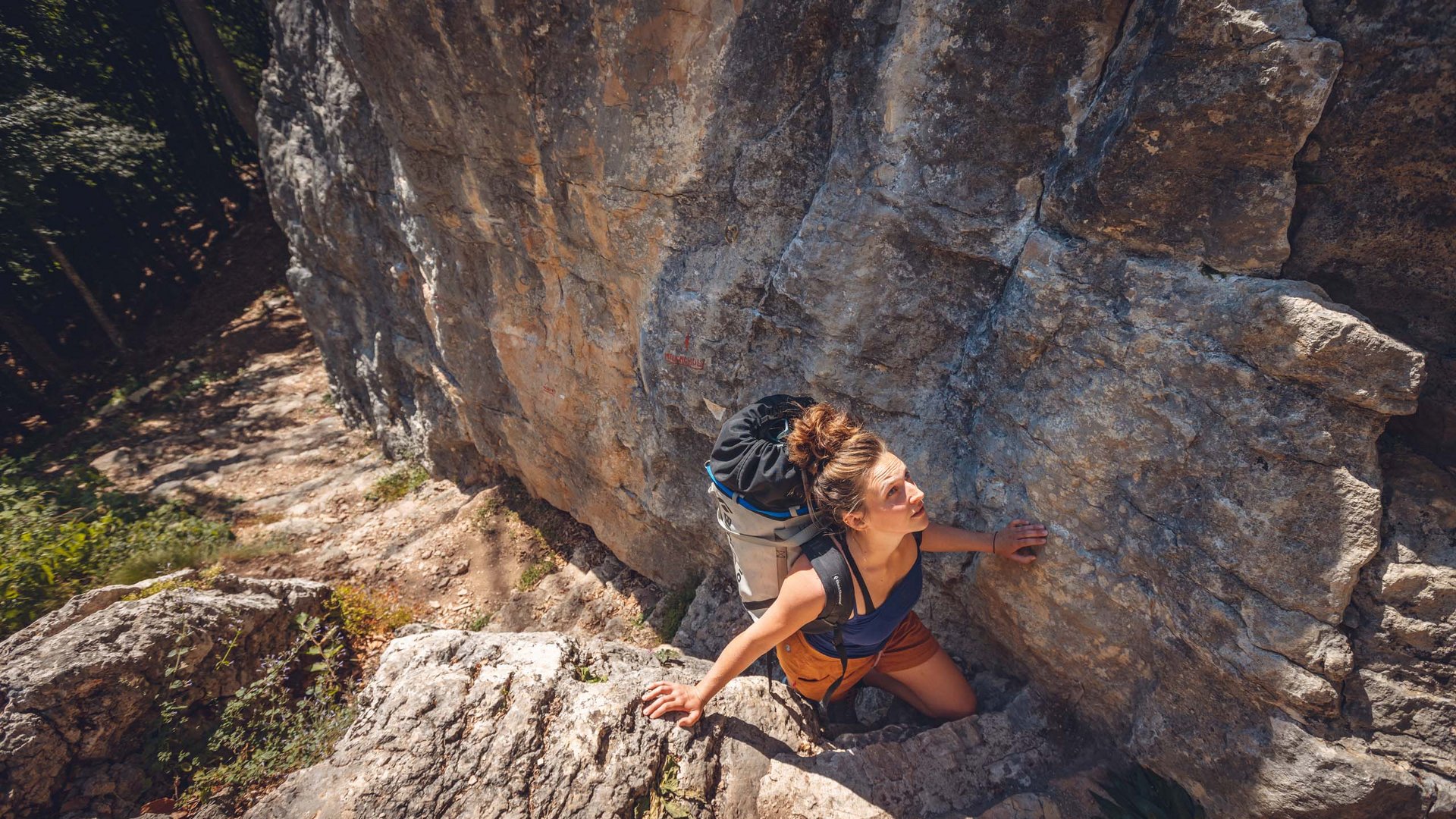 Pictures of gentle eco-tourism in the Alps