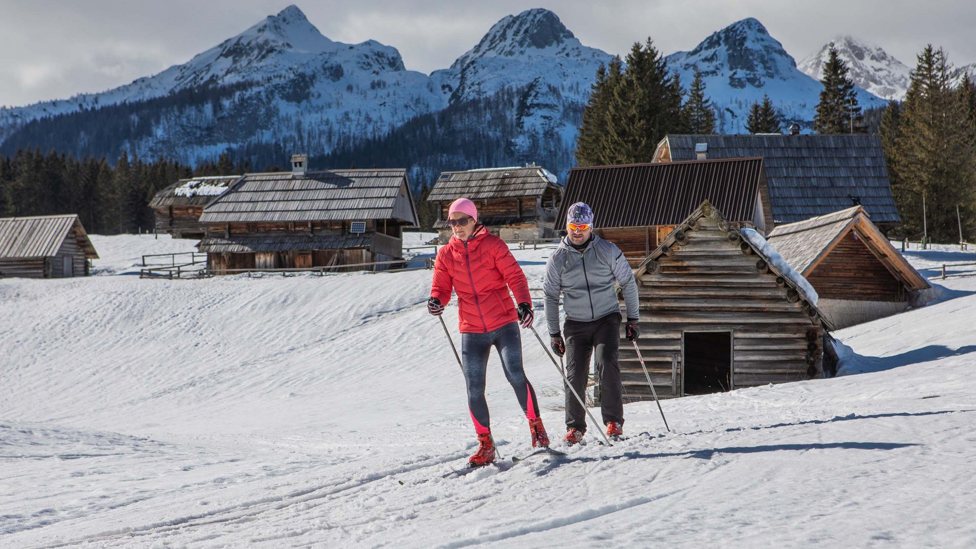 Sanfter Ökotourismus in den Alpen in Bildern