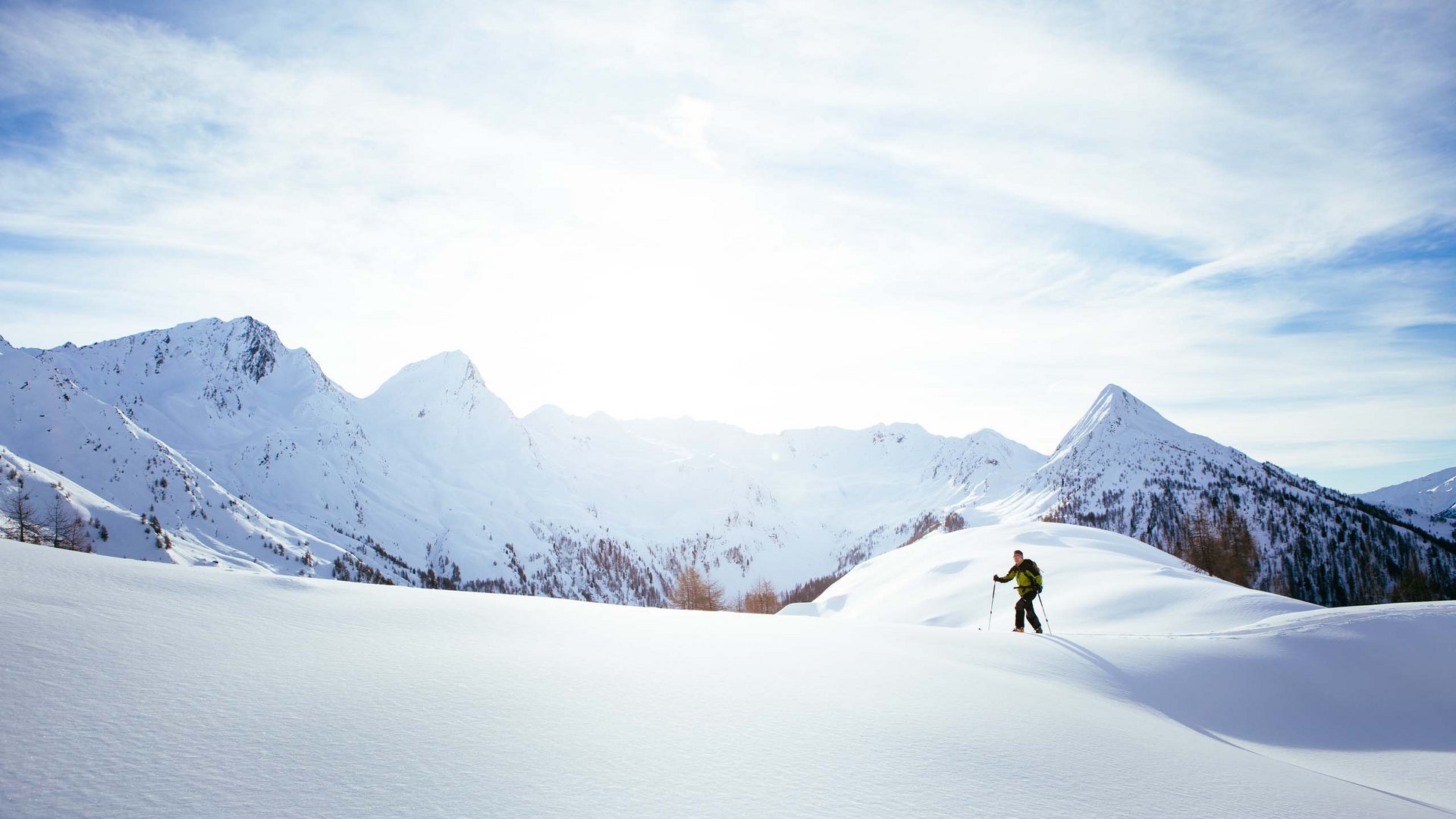 Pictures of gentle eco-tourism in the Alps