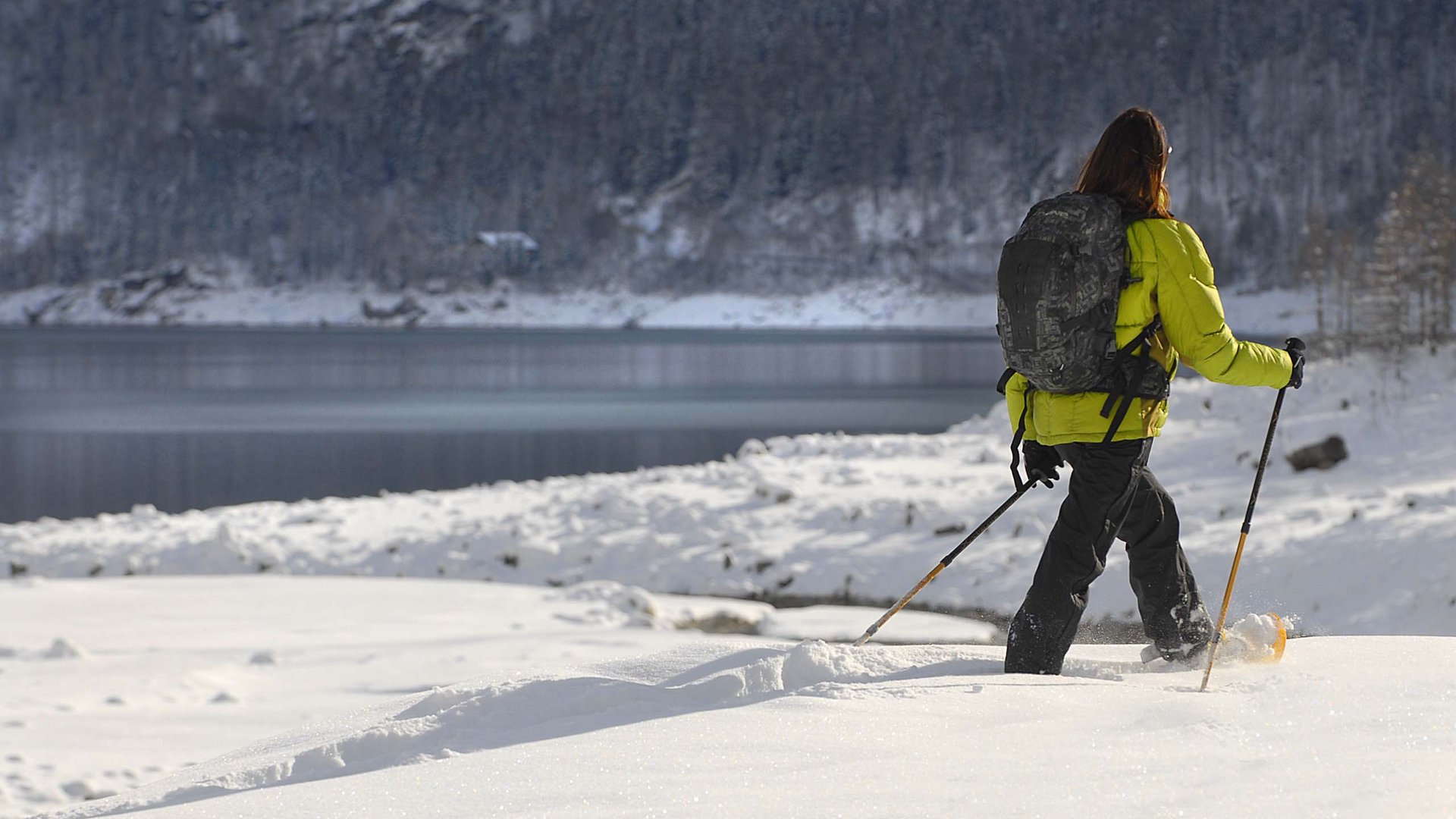 Pictures of gentle eco-tourism in the Alps