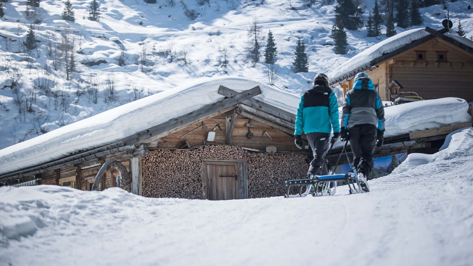 Pictures of gentle eco-tourism in the Alps