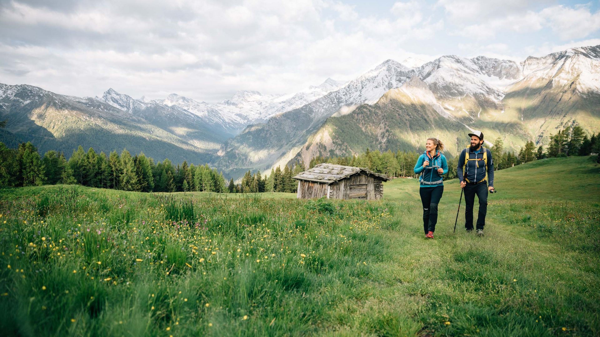 Sanfter Ökotourismus in den Alpen in Bildern