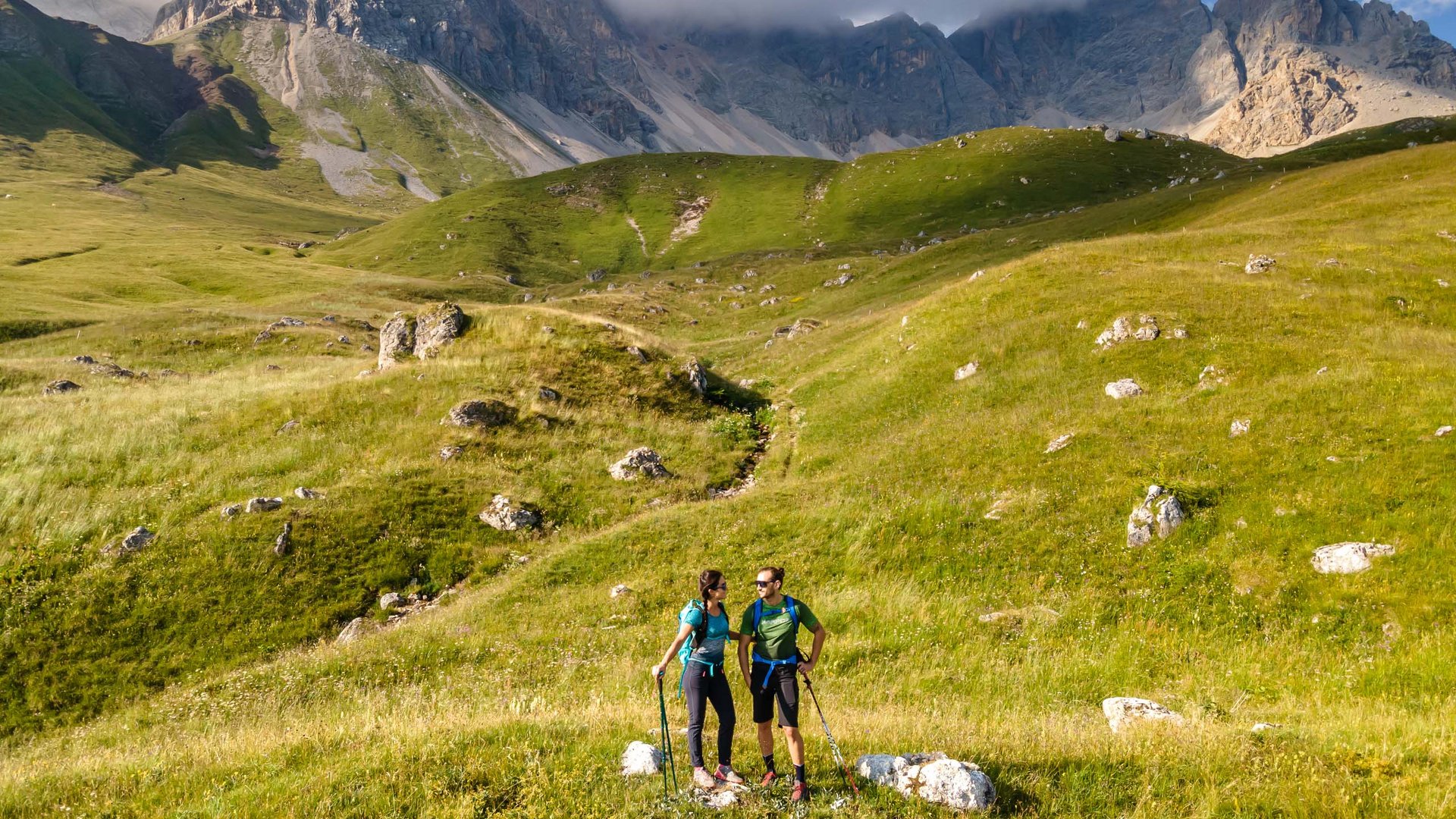 Pictures of gentle eco-tourism in the Alps