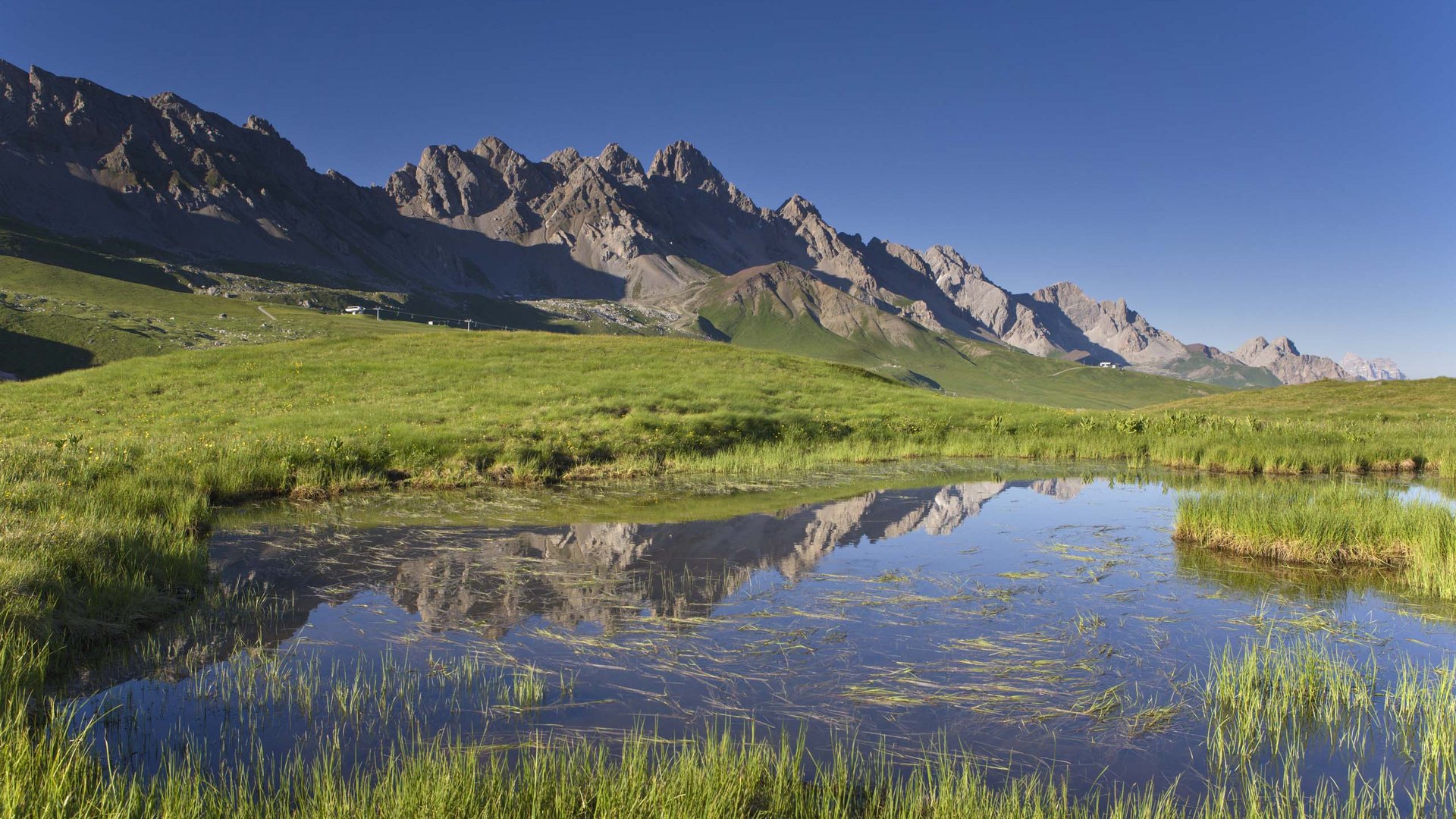 Pictures of gentle eco-tourism in the Alps