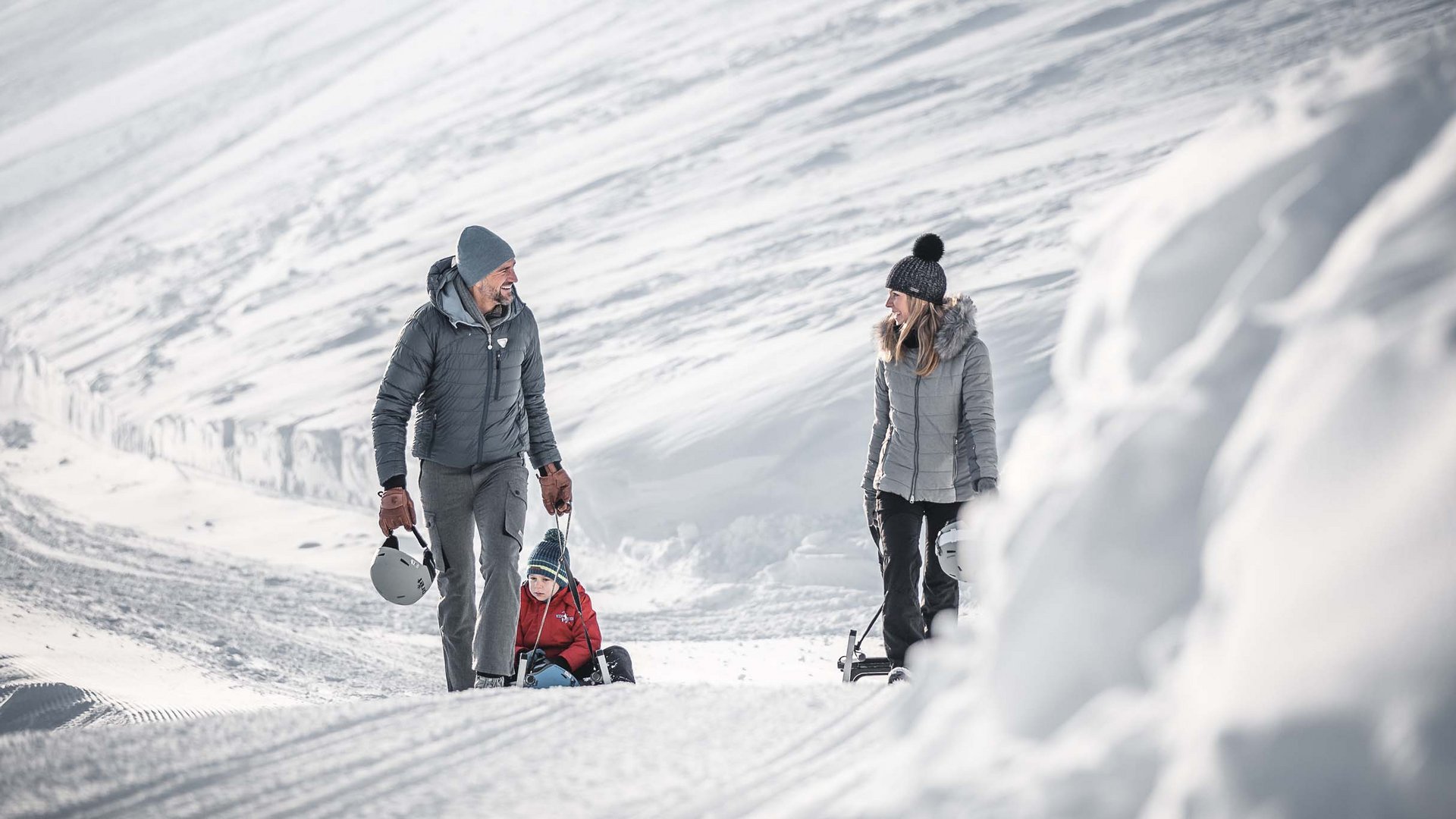 Pictures of gentle eco-tourism in the Alps