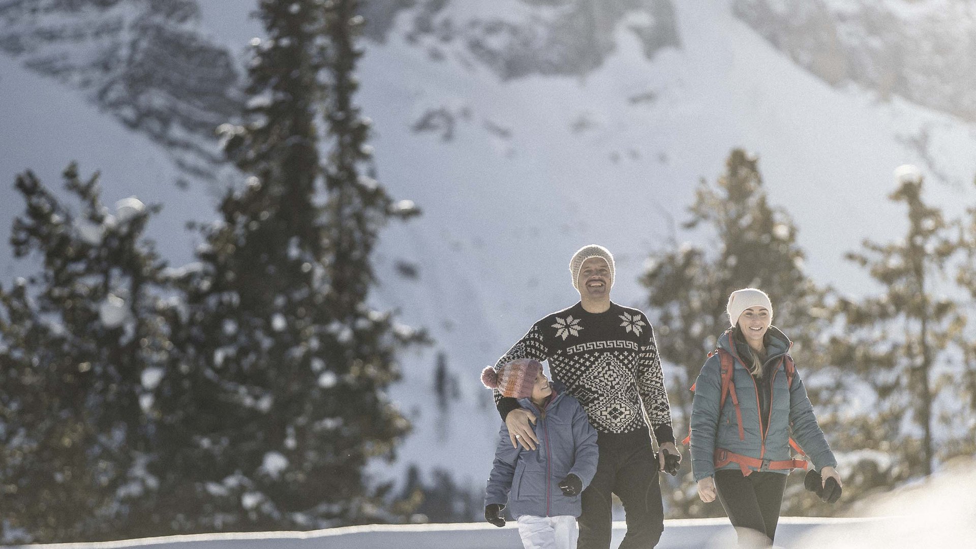 Pictures of gentle eco-tourism in the Alps