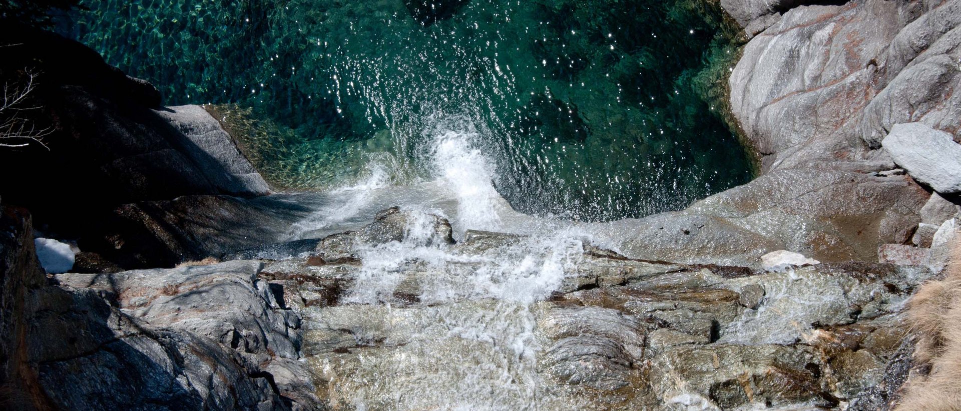 The Lillaz Waterfall in Cogne